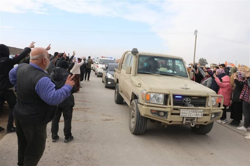Karwana şêniyên Cizîrê û birîndarên taxên Şêxmeqsûd û Eşrefiyê gihiştin Hesekê