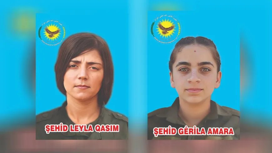 Nasnameyên 2 şehîdên berxwedana Şêxmeqsûdê hatin aşkerakirin