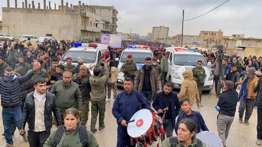 Cenazeyên şehîdan li Pakrewangeha Şehîd Dîcleyê bi girseyî hat pêşwazîkirin