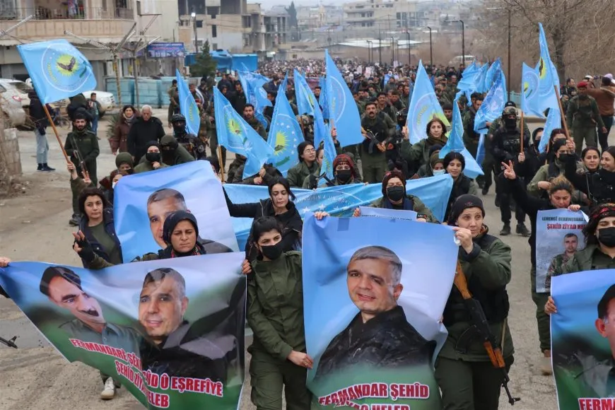 Bi hezaran şêniyên Dêrikê fermandar Ziyad Heleb û hevalên wî bi bîr anîn