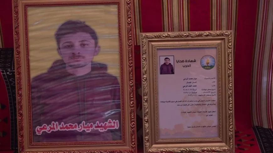 Şêniyên kantona Reqayê sersaxî ji malbata şehîd Meyar re xwest