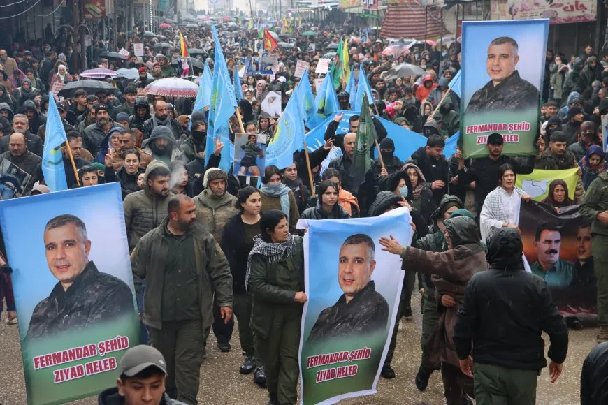 Bi meşeke girseyî şehîd Ziyad Heleb bi bîr anîn