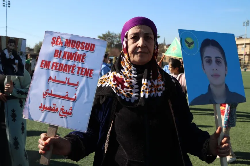 Jinên Cizîrê: Şehîd Denîz sembola berxwedana Şêxmeqsûd û Eşrefiyê ye
