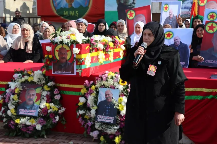 Şêniyên kantona Cizîrê cenazeyê şehîd Celal Amed spartin axê