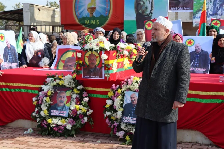 Şêniyên kantona Cizîrê cenazeyê şehîd Celal Amed spartin axê
