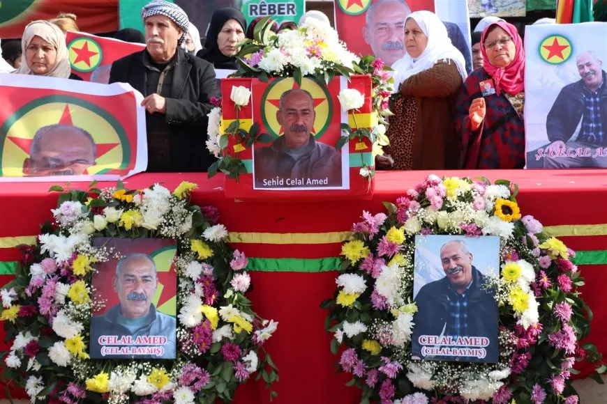 Şêniyên kantona Cizîrê cenazeyê şehîd Celal Amed spartin axê