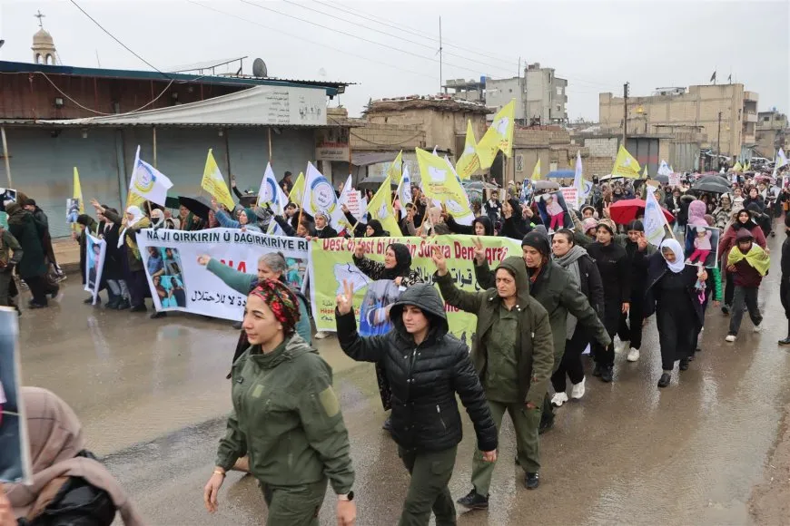Kantona Cizîrê bersiva seferberiyê da û herikî qadan