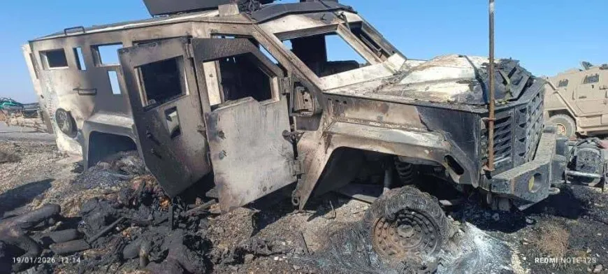 Li derdora Sirînê 7 erebe û 4 panêzer hatin îmhakirin û 4 dron hatin rûxandin