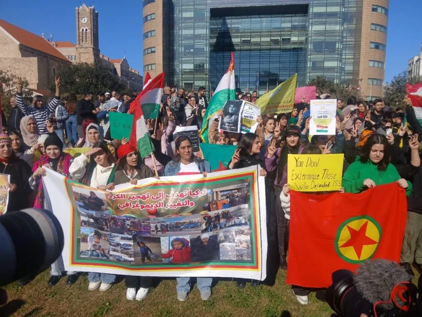 Kurdistaniyên li Lubnanê ji bo Rojava çalakî kir