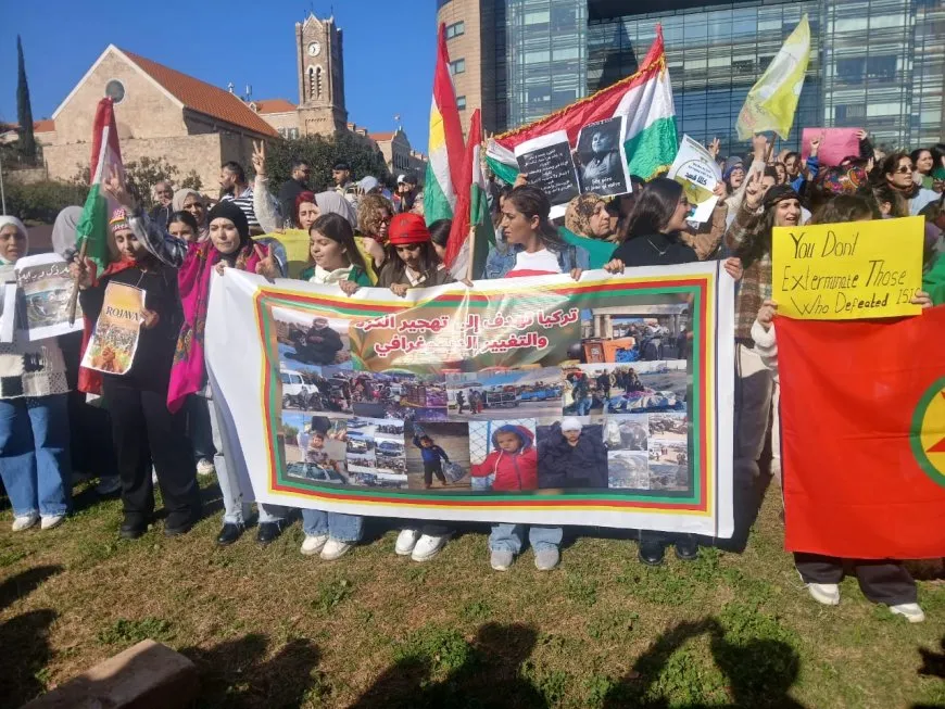 Kurdistaniyên li Lubnanê ji bo Rojava çalakî kir