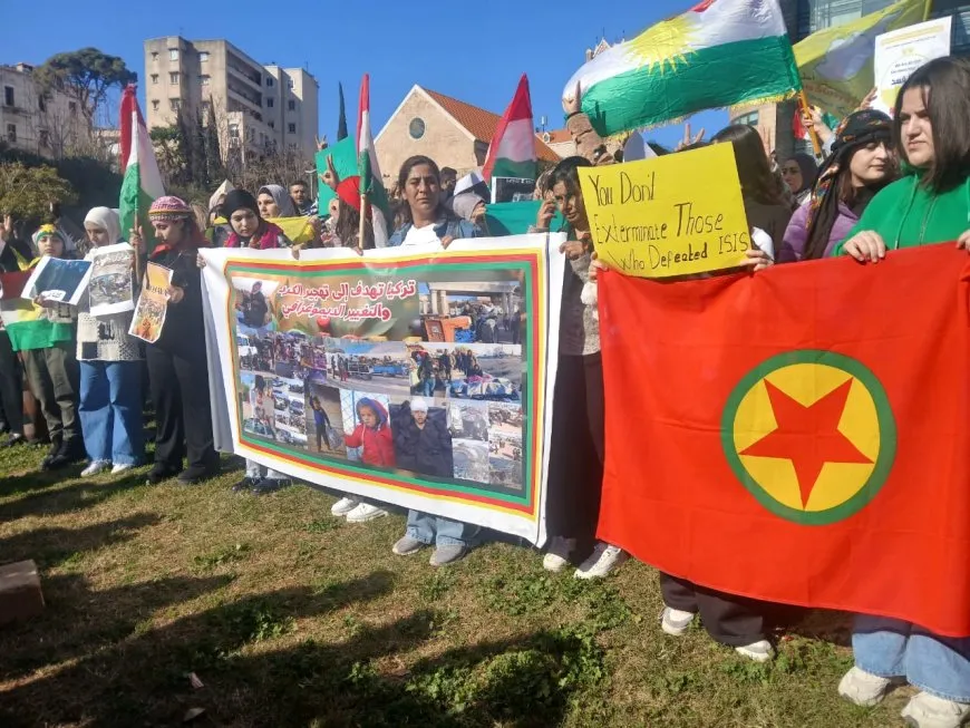 Kurdistaniyên li Lubnanê ji bo Rojava çalakî kir