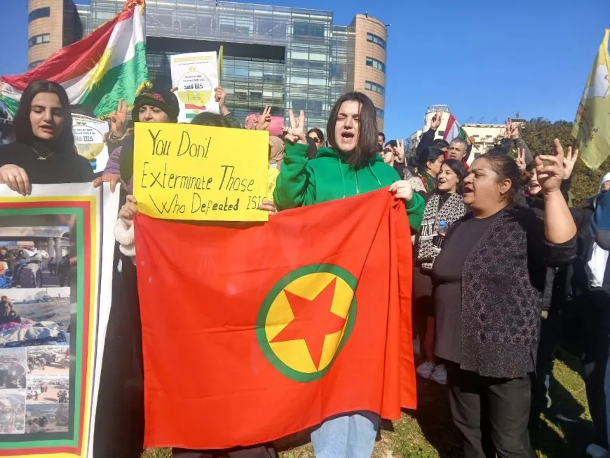 Kurdistaniyên li Lubnanê ji bo Rojava çalakî kir