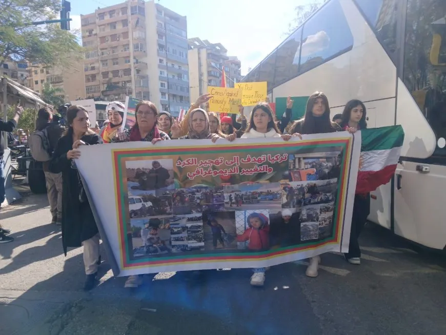 Kurdistaniyên li Lubnanê ji bo Rojava çalakî kir