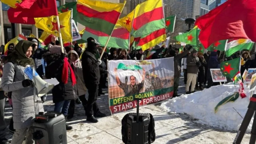 Li Kanadayê ji bo Rojava meşiyan: Rojava xeta sor e