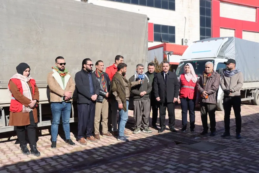 Ji Başûr 2 hezar paketên dermanan gihîştin Qamişlo 