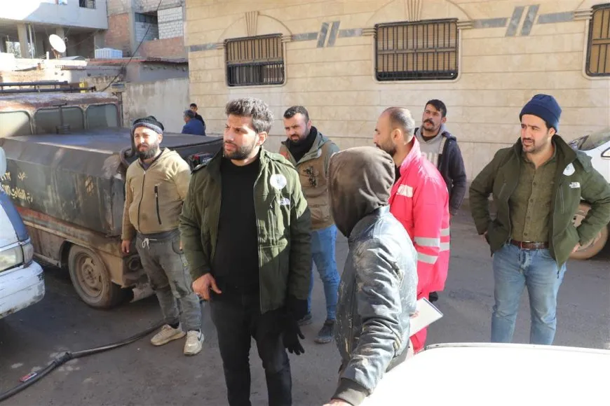 Li Dirbêsiyê alîkarî ji koçberan re hat pêşkêşkirin