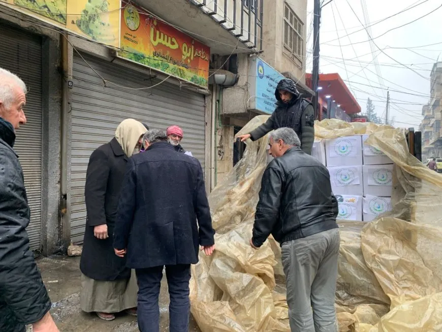 Alîkarî li koçberên li Hesekê hate belavkirin