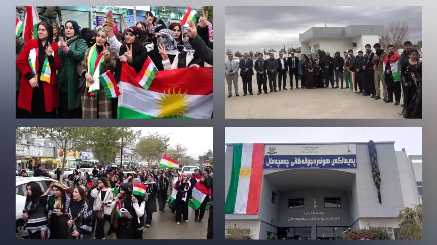 Li bajarên Derbendîxan û Çemçemalê yên Başûr piştevaniya Rojava