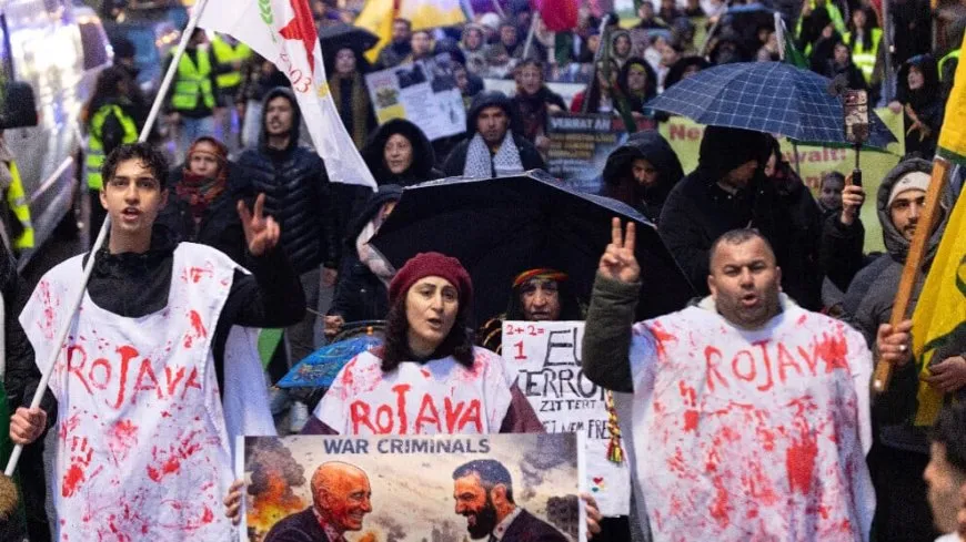 Li dehan welatên Ewropayê bi hezaran kes ji bo Rojava meşiyan