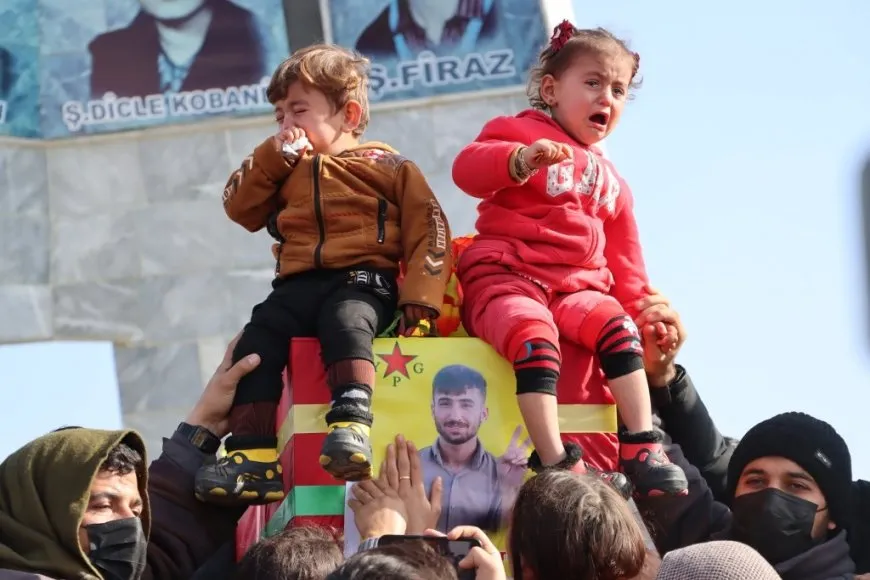 Li Kobanê ji bo 4 şehîdan merasîm
