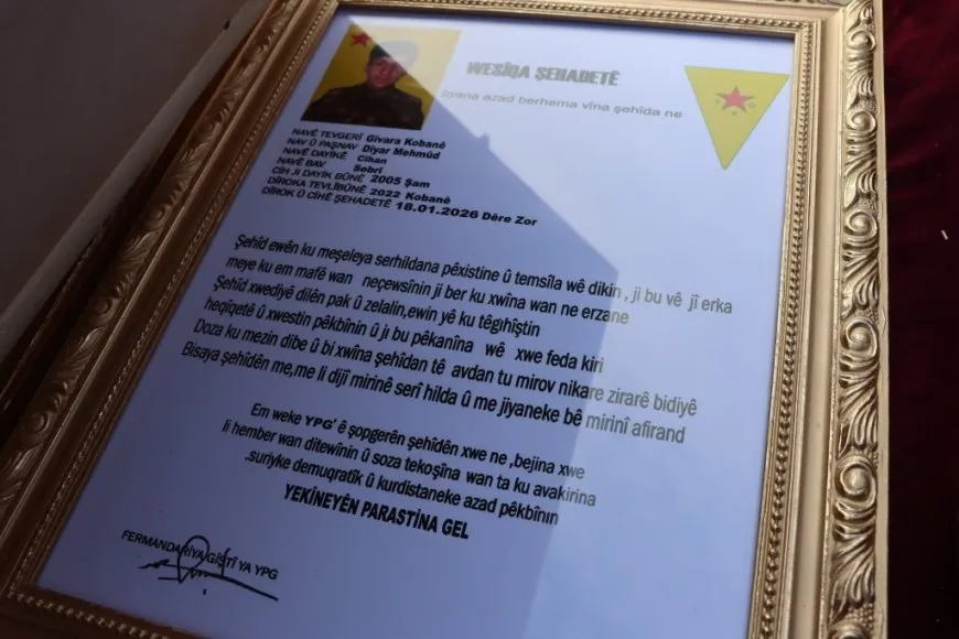 Li Kobanê ji bo 4 şehîdan merasîm
