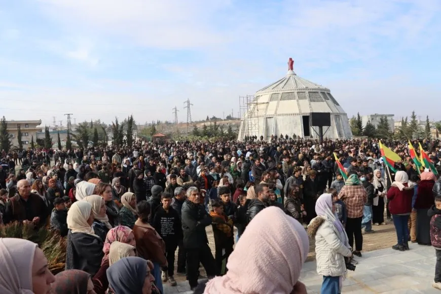 Li Kobanê ji bo 4 şehîdan merasîm