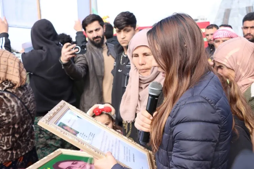 Li Kobanê ji bo 4 şehîdan merasîm