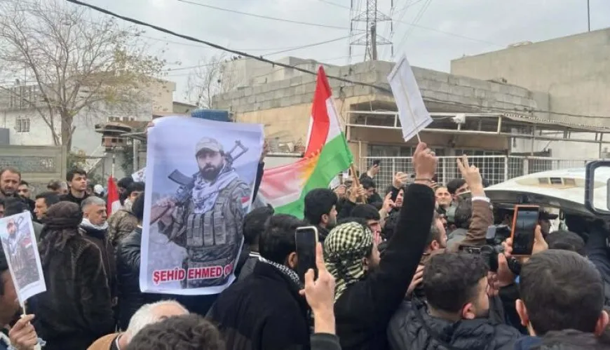 Cenazeyê şehîd Ehmed Hêmin gihişt Kerkûkê