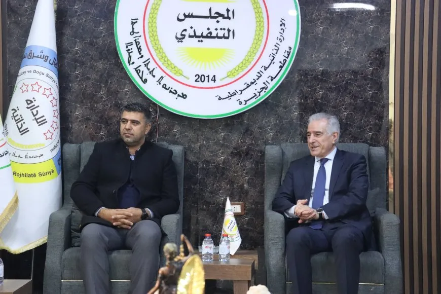 Şandeya KNKˊê serdana Meclisa Rêveber a Cizîrê kir