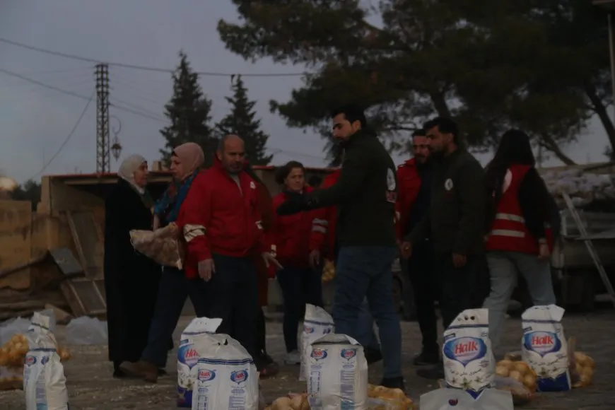 Li Amûdê belavkirina alîkariyê li koçberan didome