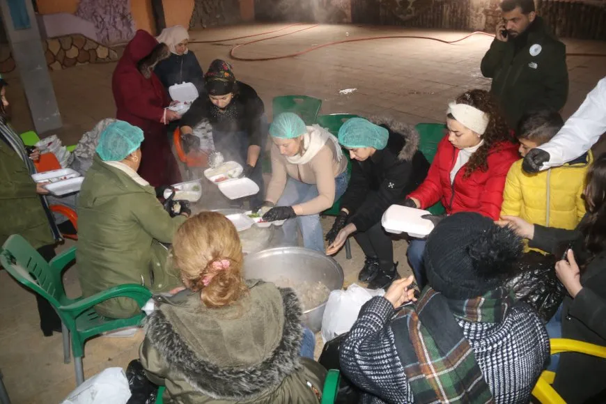 Li Amûdê belavkirina alîkariyê li koçberan didome