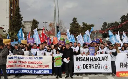 Bi dehan rêxistinên sivîl li Pirsûsê bang kirin: Deriyê sînor vekin