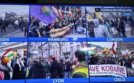 Ewropa ji bo Rojava li ser piyan e