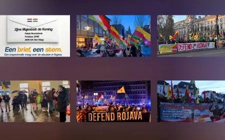 Kurdistanî û dostên wan ji bo Rojava dengê xwe bilind dikin