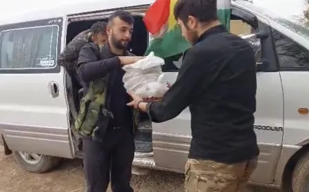 Li Tirbespiyê li bendên kontrolê xwarin hat belavkirin