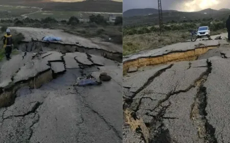 Li gundewarê Hemayê riya sereke ji ber baranê herifî