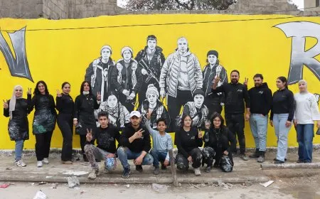 Gurûpa Orkêd wêneyê şehîdên Şêx Meqsûd xêz kirin