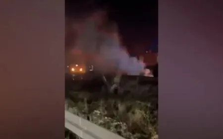 Li Silêmaniyê agir bi wesayîtekê ket, kesek mir
