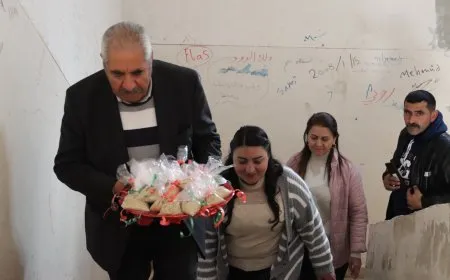 Êzidiyên Efrînê Cejna Xidir Îlyas pîroz kir