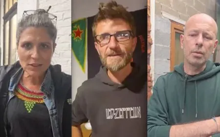 Mamoste û xebatkarên Belçîkî daxwaza azadiya Rêber Apo kir