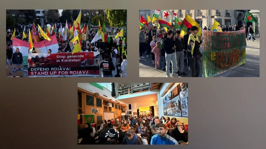 Li seranserî cîhanê Kurdistanî û dostên wan ji bo Rojava herikîn meydanan
