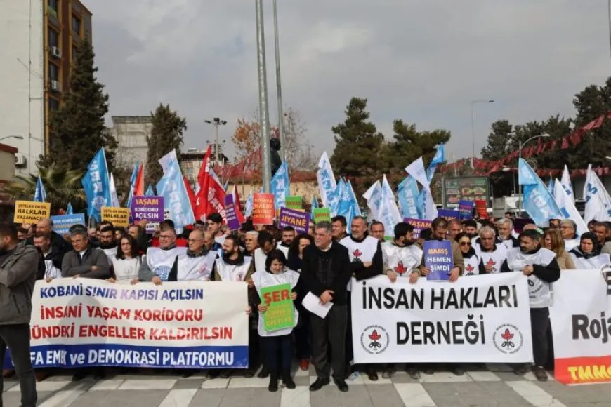Bi dehan rêxistinên sivîl li Pirsûsê bang kirin: Deriyê sînor vekin