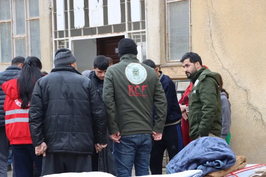Li Qamişlo, Girkê Legê û Amûdê alîkarî li koçberan tên belavkirin