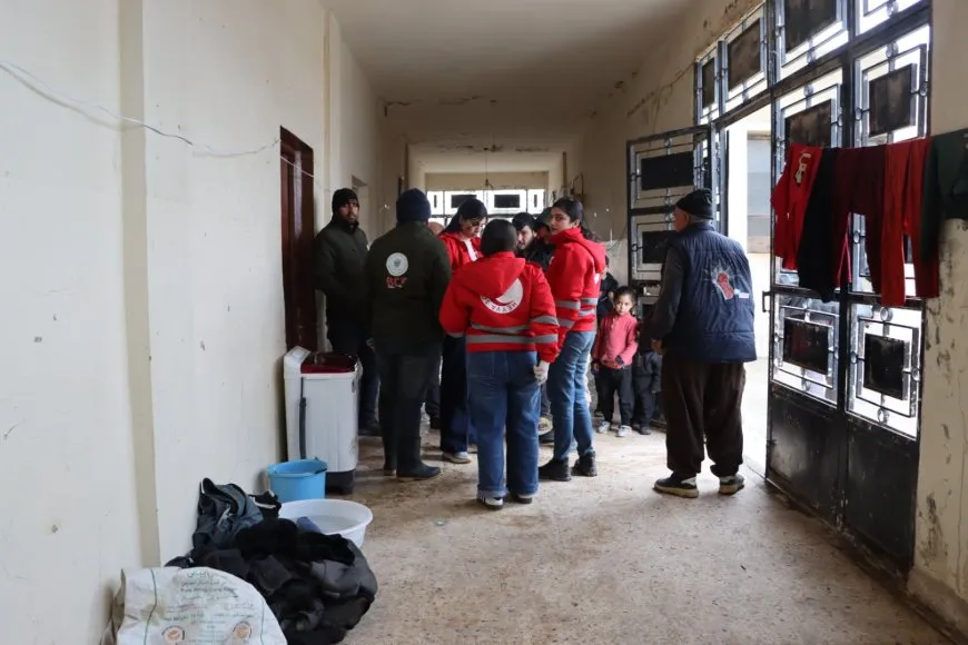 Li Qamişlo, Girkê Legê û Amûdê alîkarî li koçberan tên belavkirin