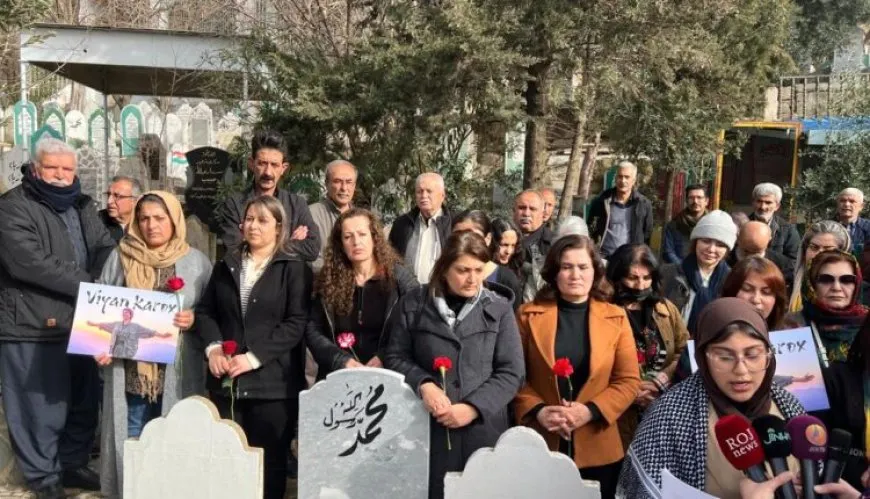 Li Silêmaniyê şehîd Viyan Soran li ser gora xwe hat bibîranîn