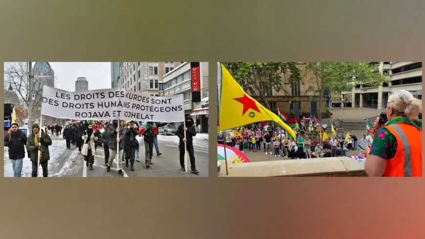 Li Kanada û Sydneyê gel piştevanî da Rojava