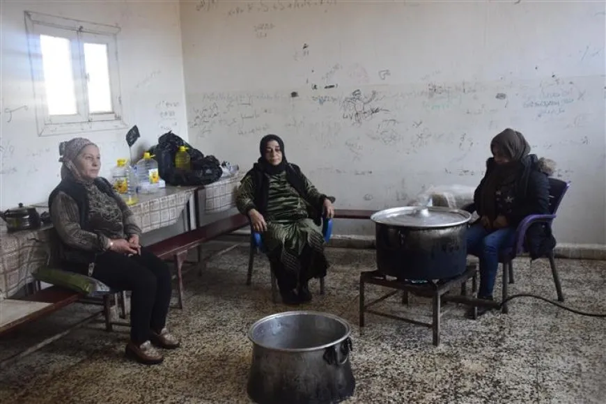 Malbatên şehîdan li Til Temirê xwarin ji bo şervanan amade kir