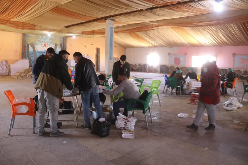 Li Amûdê belavkirina alîkariyan li koçberan didome