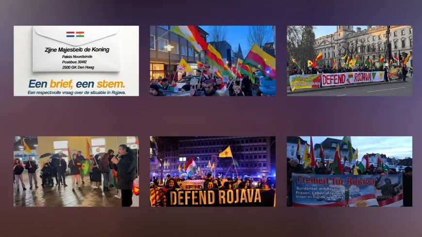 Kurdistanî û dostên wan ji bo Rojava dengê xwe bilind dikin