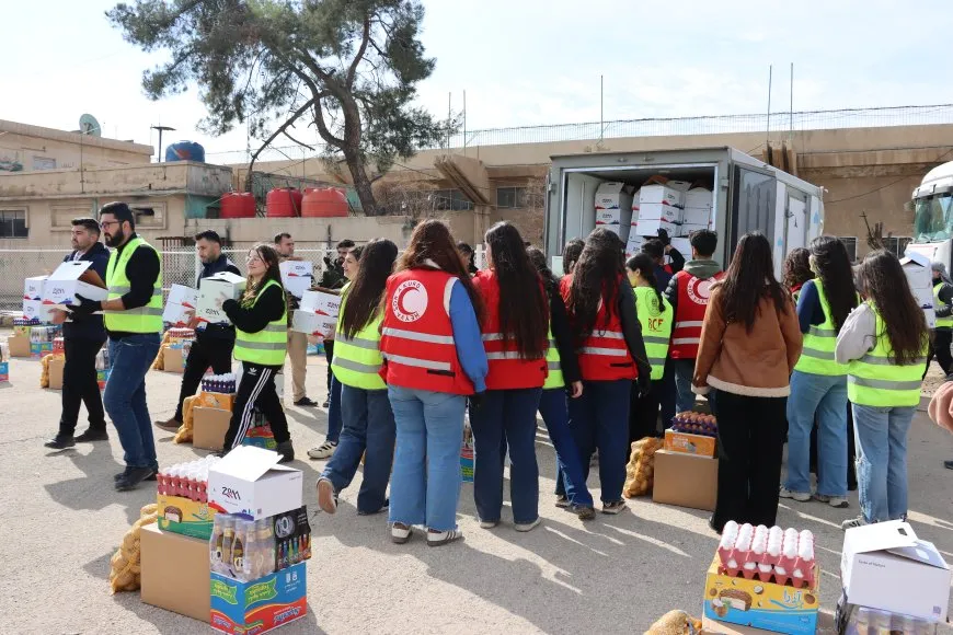 Li herêmên Cizîrê belavkirina alîkariyan li koçberan didome